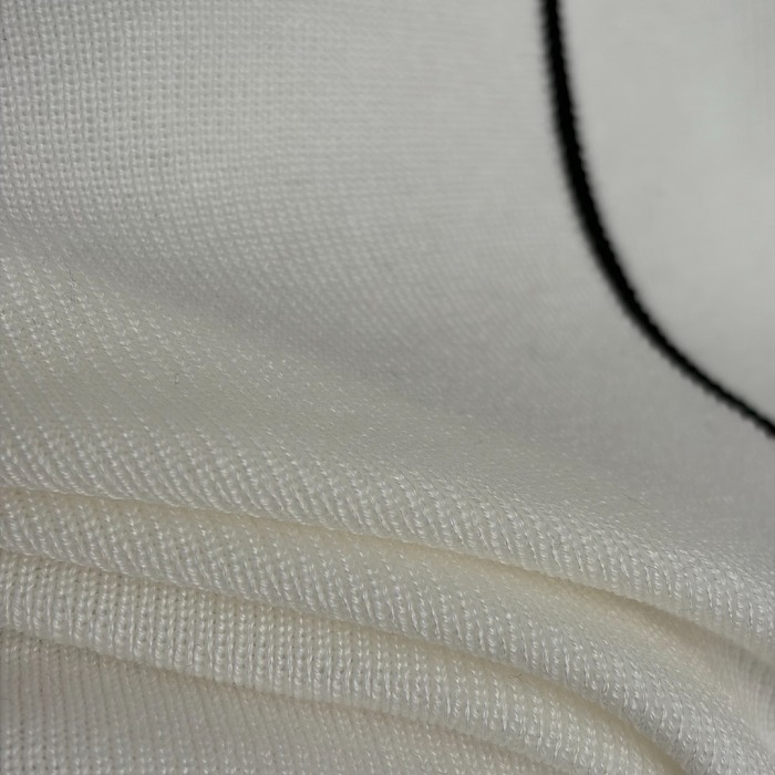 Chanel Wool Jersey Top with Black Trim