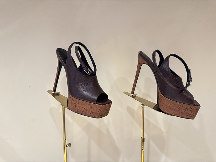 ''Ornella'' Dark Brown Sandal