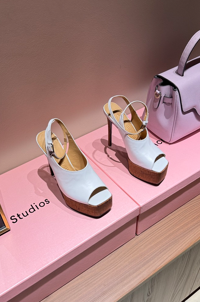 ''Ornella'' White Sandal