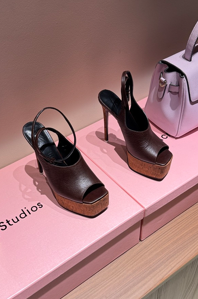 ''Ornella'' Dark Brown Sandal