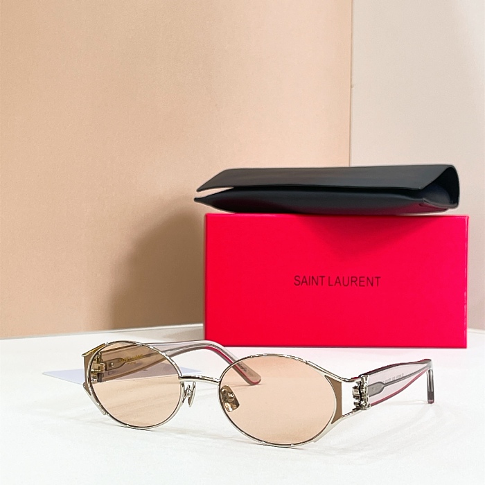 SL Oval Sunglasses with Metal Frame