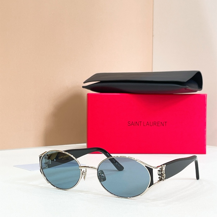 SL Oval Sunglasses with Metal Frame