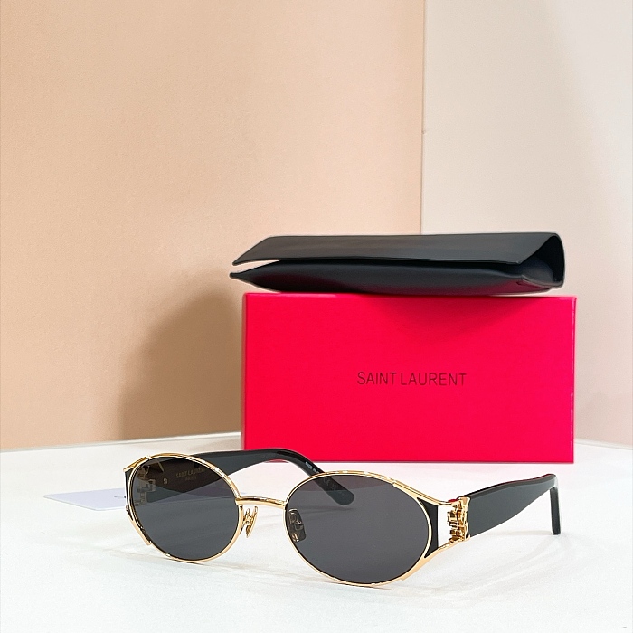 SL Oval Sunglasses with Metal Frame