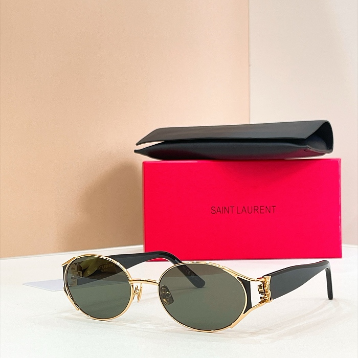 SL Oval Sunglasses with Metal Frame