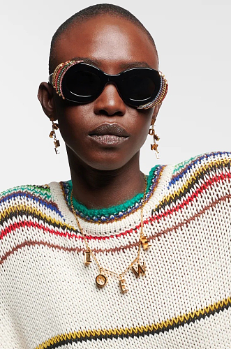 LOEWE x Paula's Ibiza 47MM Oval Sunglasses