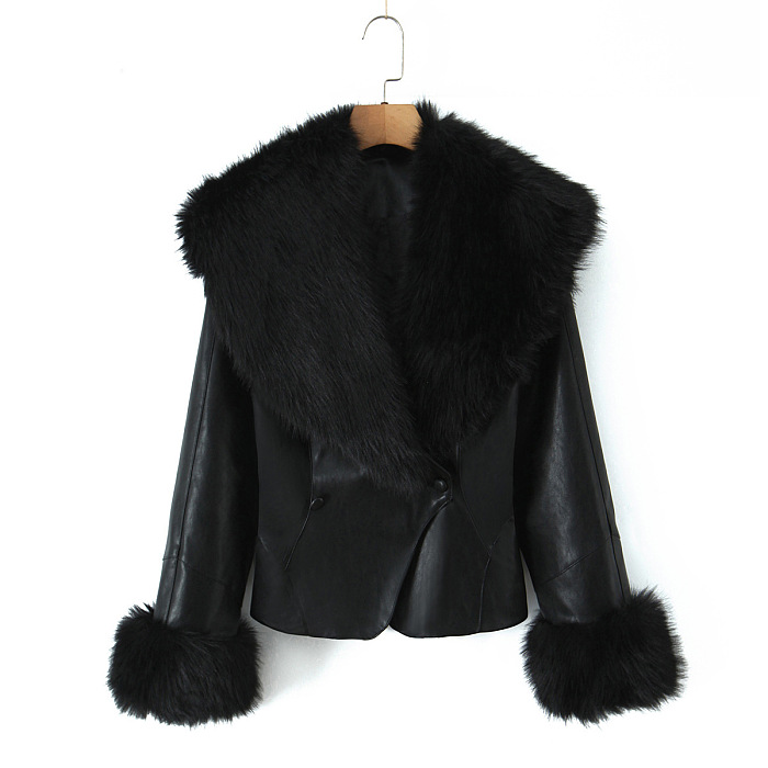 Fur Trim Blazer