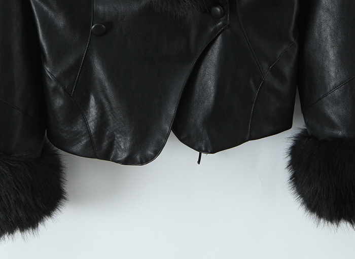 Fur Trim Blazer