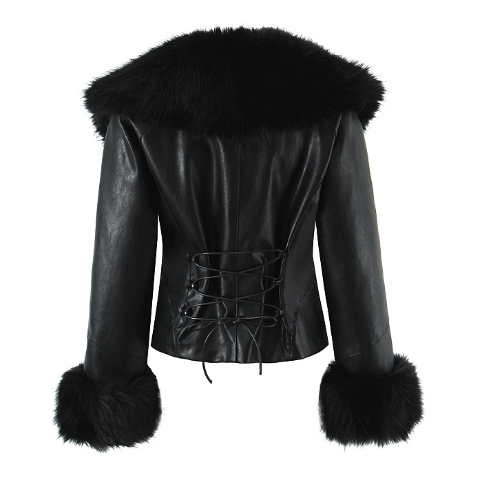 Fur Trim Blazer
