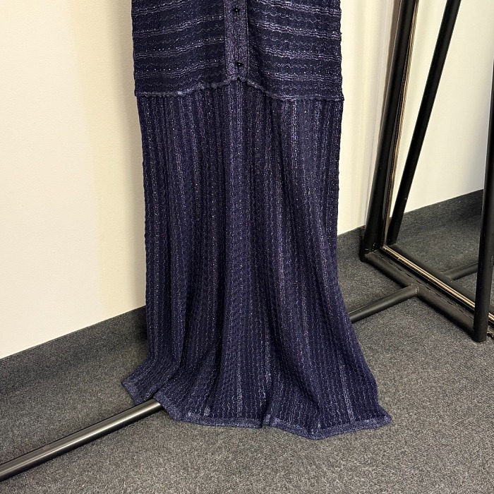 Rhinestone Knit Maxi Dress
