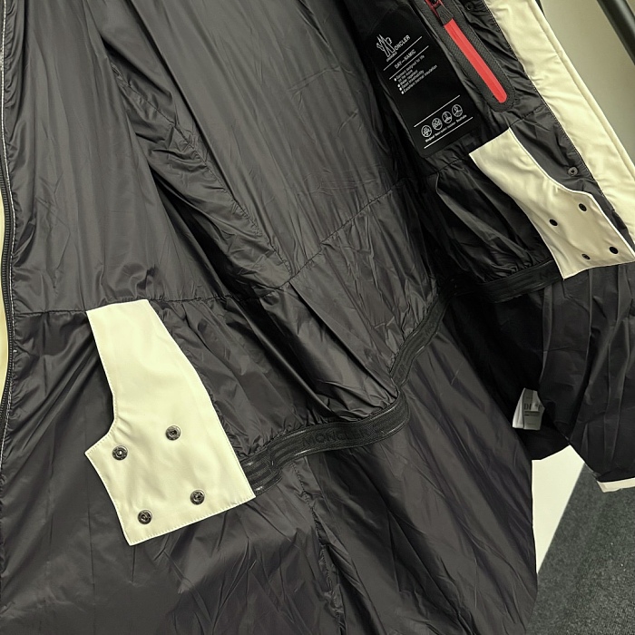 Removable Buckle Belt Hooded Long White Duck Down Coat