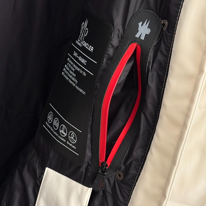 Removable Buckle Belt Hooded Long White Duck Down Coat
