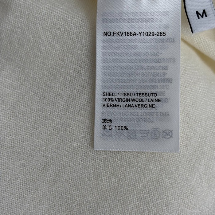 Contrast Striped Sleeve Wool Knit Pullover Sweater