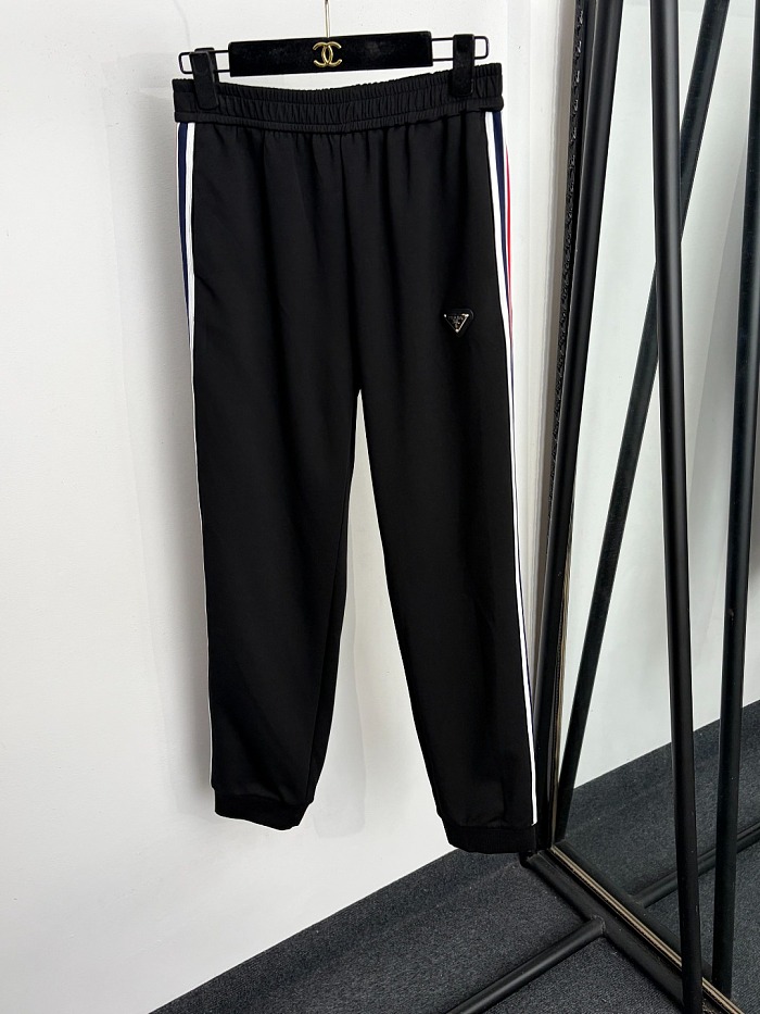 Colorblock Striped Stand Collar Zip Track Jacket And Jogger Pants Set