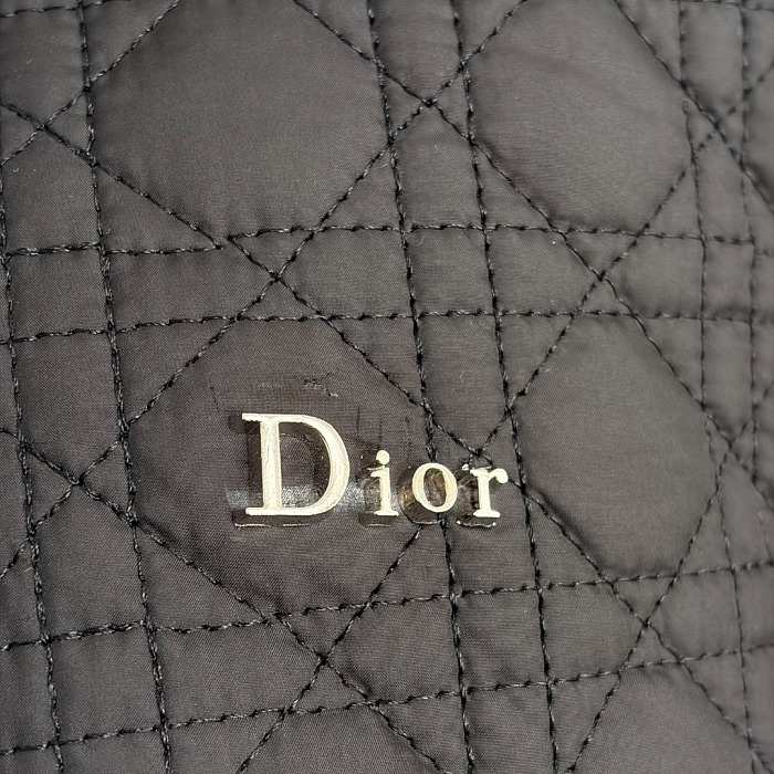 Diamond Quilted Embroidered Hooded Long Sleeve Puffer Jacket