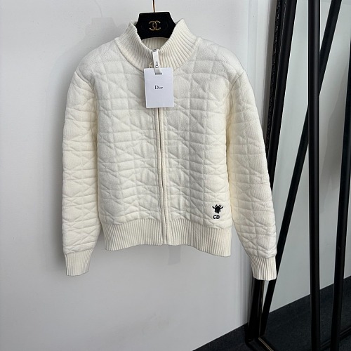 Butterfly Embroidered Stand Collar Cotton Long Sleeve Jacket