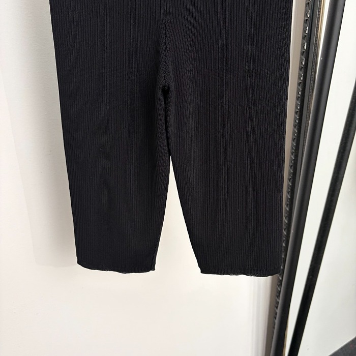 Metallic Letter Detail Stretch Slim Fit Knit Biker Shorts