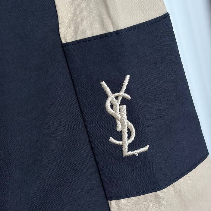 Letter Embroidered Contrast Trim Elastic Waist Casual Straight Leg Pants