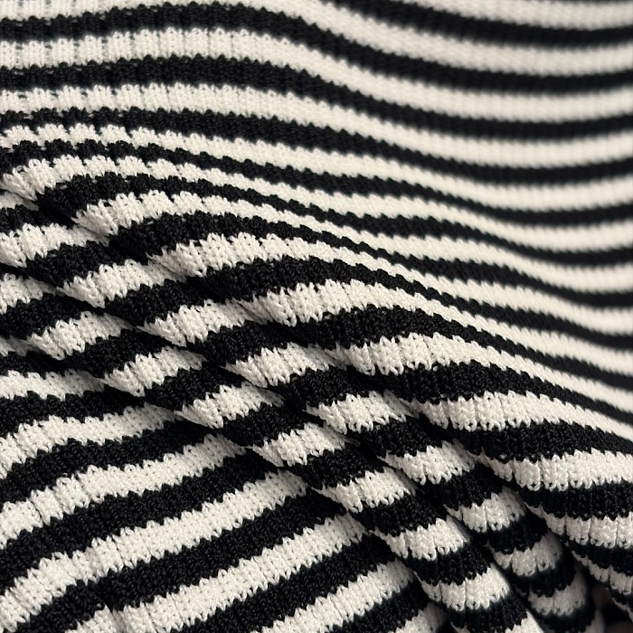 Striped Letter Graphic Knit Cami Tank Top