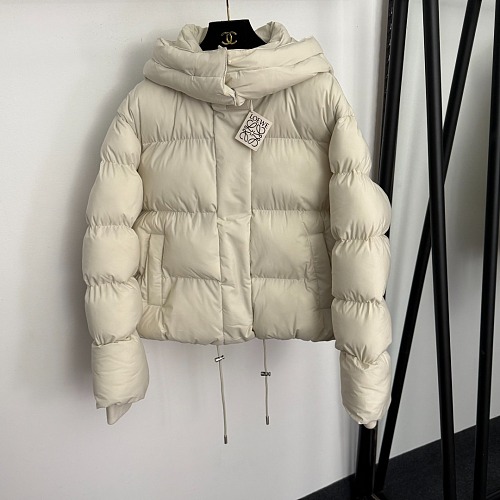Detachable Hood Drawstring Hem Windproof Cuffed Hooded Puffer Jacket