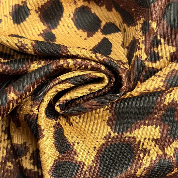 Leopard Print Triangular Icon Detail Bodycon Cami Maxi Dress