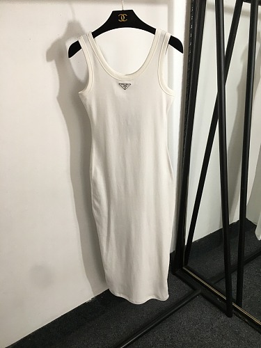 Metallic Triangular Icon Detail Slim Fit Sleeveless Cami Bodycon Midi Dress