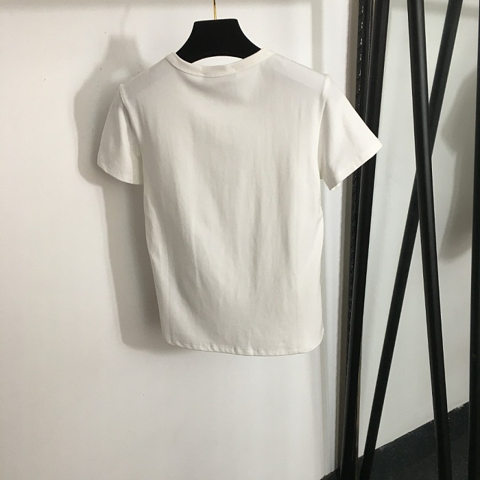 Metal Triangle Graphic Trim Slim Fit Short Sleeve Tee
