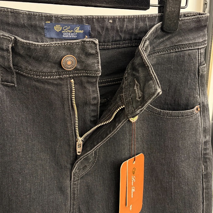 Minimalist Suede Patch High Waisted Flare Denim Pants