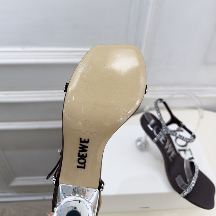 Stiletto Heel Rhinestone Strappy Sandals