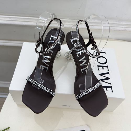 Stiletto Heel Rhinestone Strappy Sandals
