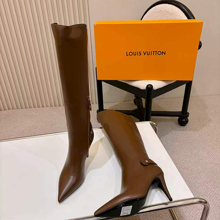 Pointed Toe High Heel Knee High Boots
