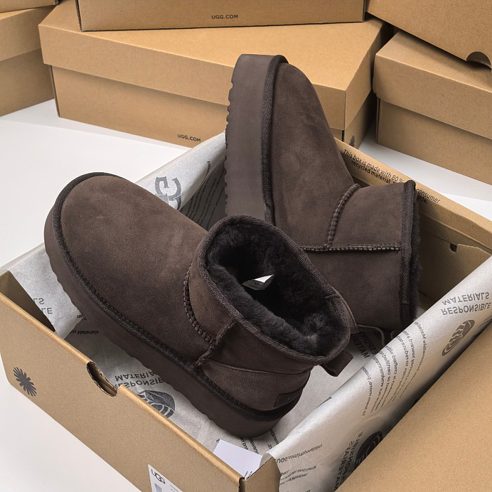 Platform Suede Winter Boots