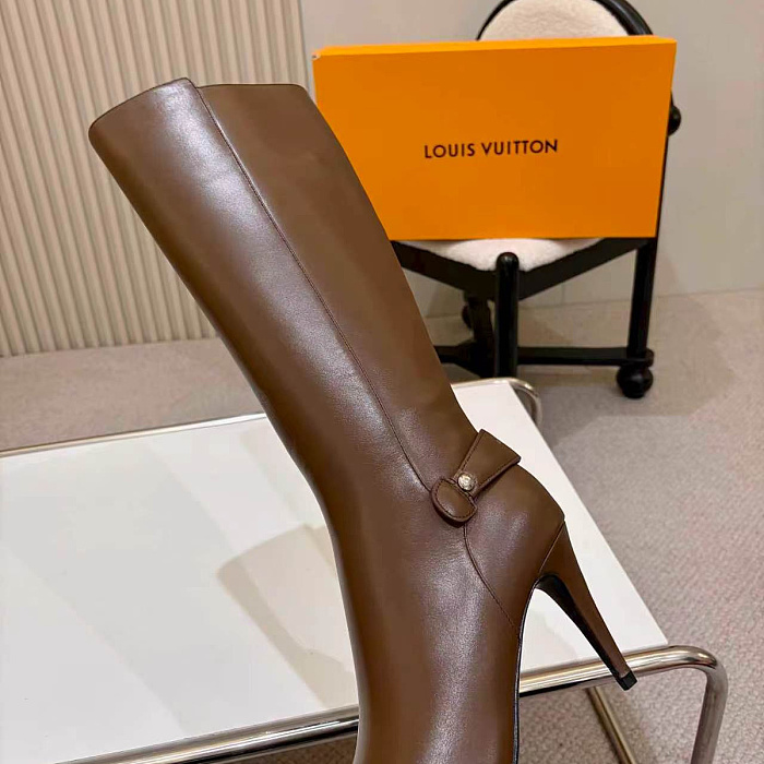 Pointed Toe High Heel Knee High Boots