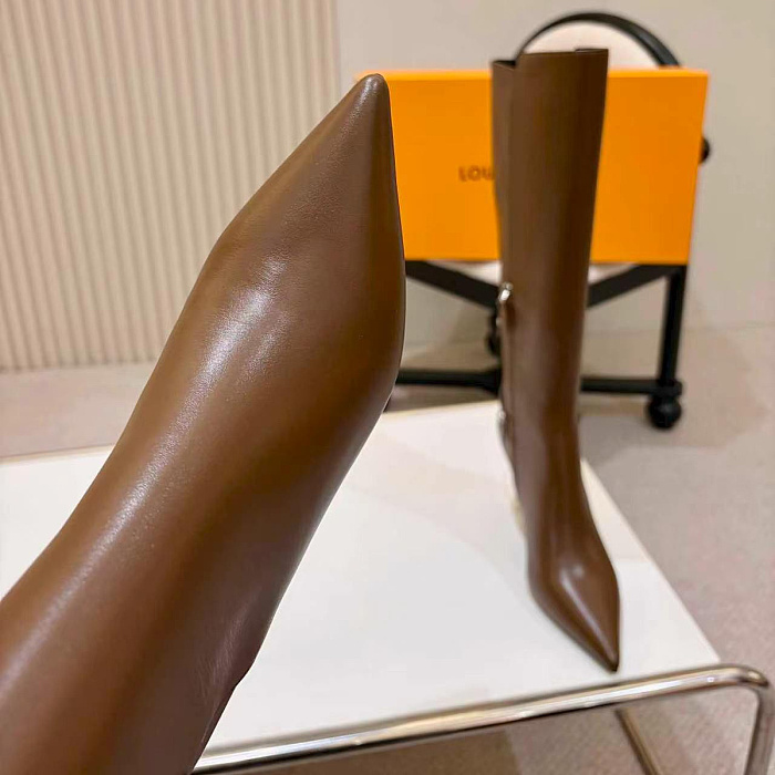 Pointed Toe High Heel Knee High Boots