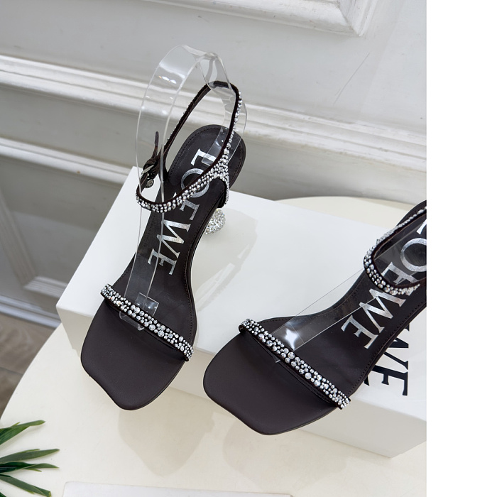 Stiletto Heel Rhinestone Strappy Sandals