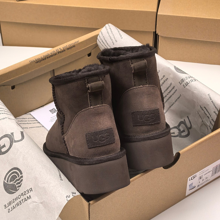 Platform Suede Winter Boots