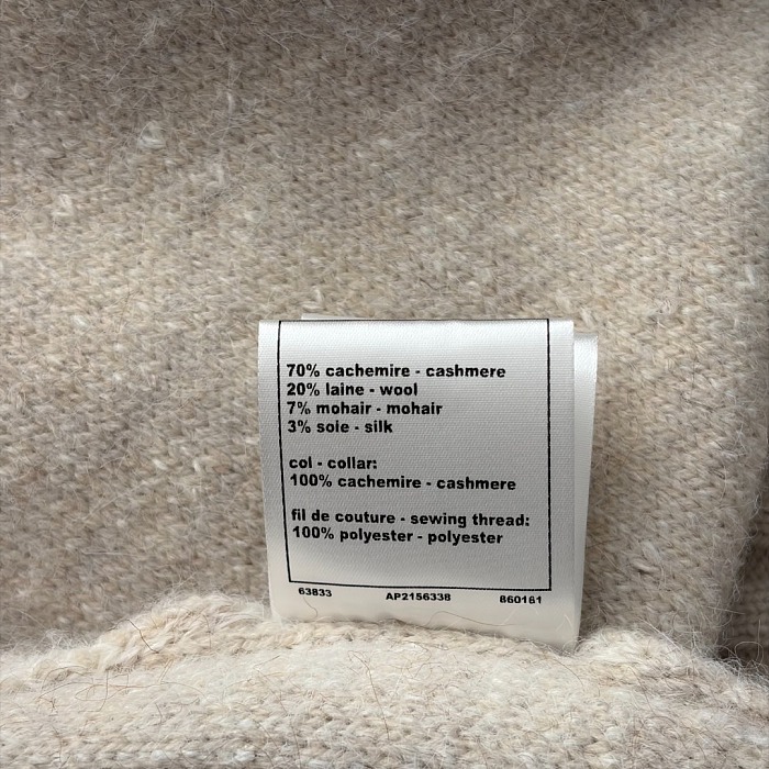 Metallic Buckle Ribbed Knit Turtleneck Cardigan Outerwear