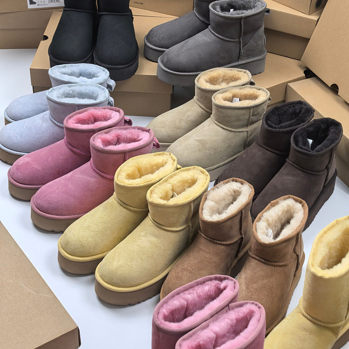 Platform Suede Winter Boots
