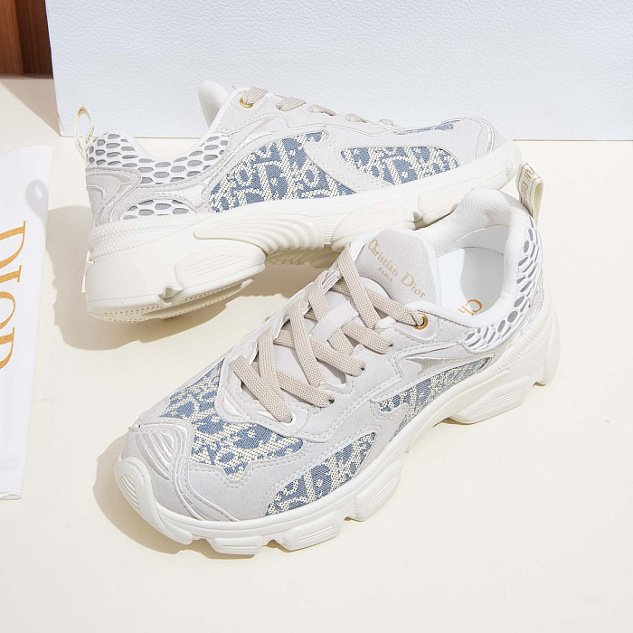 Chunky Platform Lace Up Casual Sneakers With Detailing