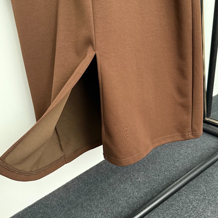 Metallic Lip Zip Long Sleeve Hooded Sweatshirt Dress