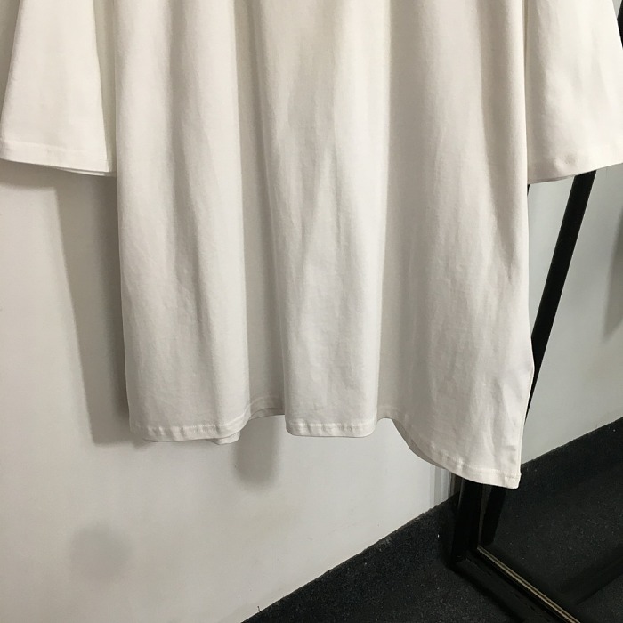 Back Graphic Letter Print Oversized Casual Short Sleeve Tee