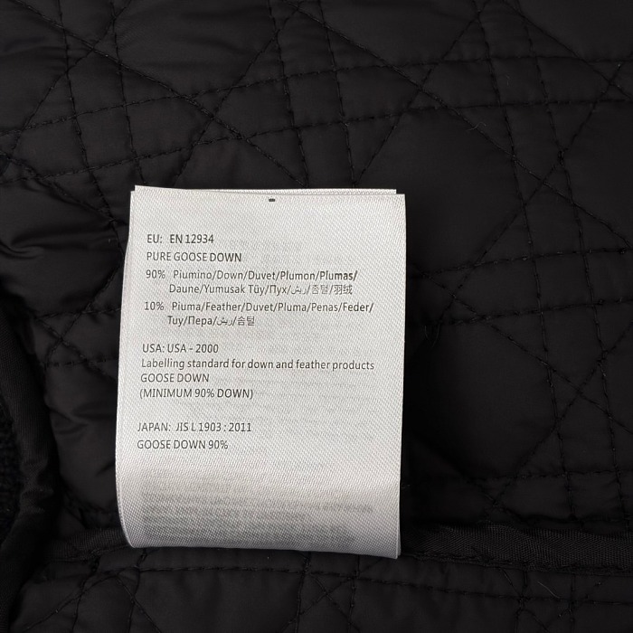 Quilted Metallic Icon Patch Stand Collar Short Puffer Jacket
