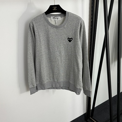 Heart And Eye Embroidered Pullover Long Sleeve Sweatshirt