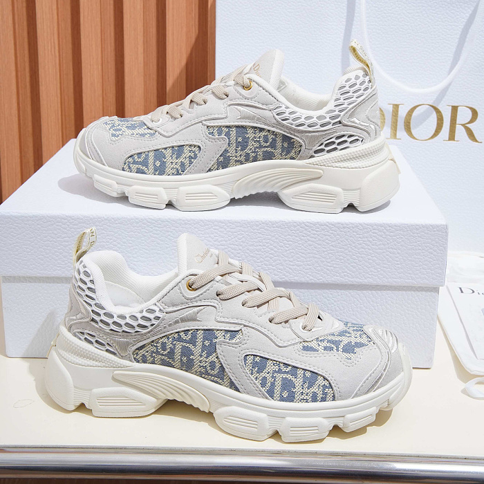 Chunky Platform Lace Up Casual Sneakers With Detailing