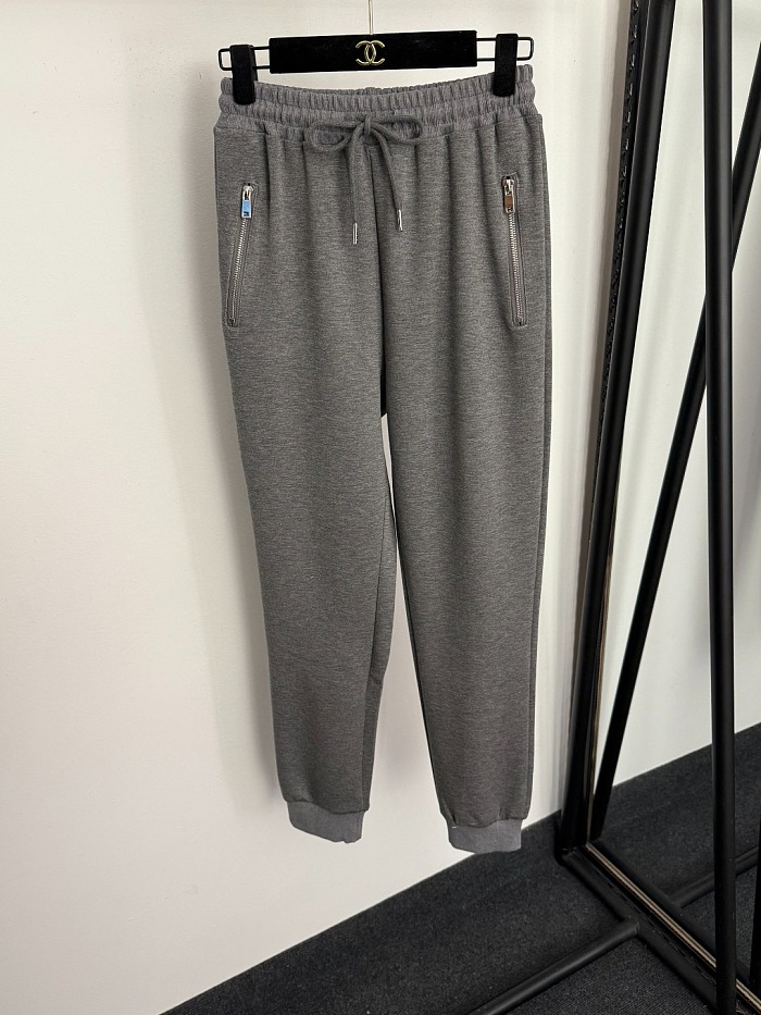 Triangular Graphic Stand Collar Zip Jacket And Cinch Jogger Tracksuit