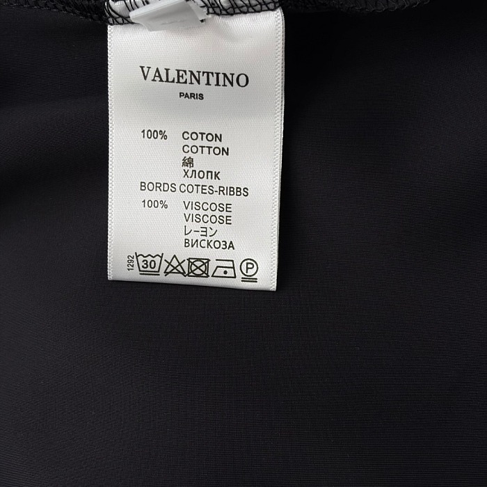 Metal V Letter High Waist Slimming Flare Trousers