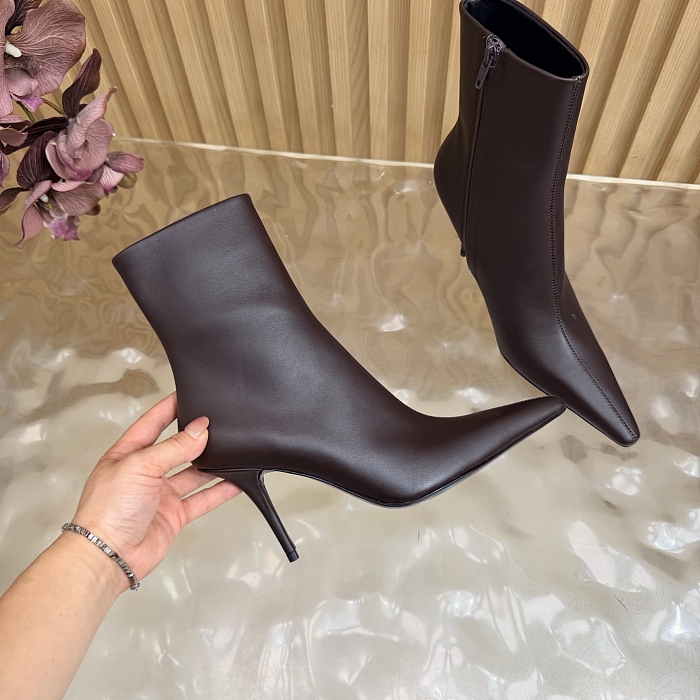 Pointed Toe Stiletto Heel Ankle Boots