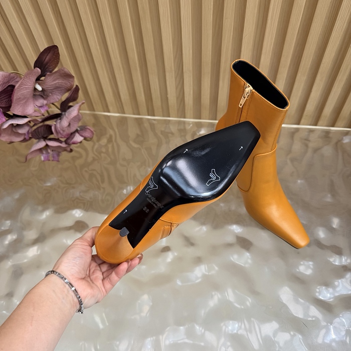 Pointed Toe Stiletto High Heel Ankle Boots