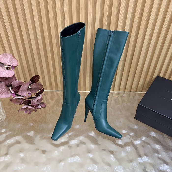 Pointed Toe Stiletto High Heel Knee High Boots