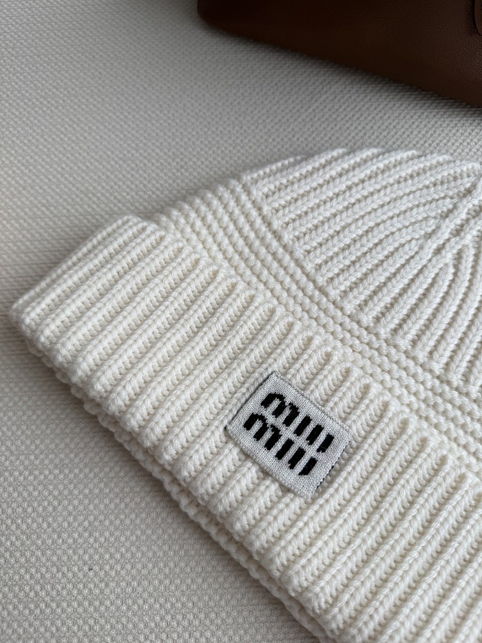 Cozy Ribbed Cashmere Blend Foldover Beanie Hat