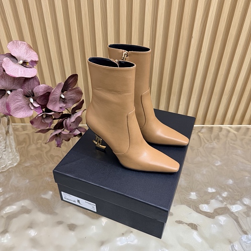 Pointed Toe High Heel Ankle Boots